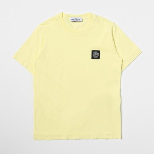 스톤아일랜드 쥬니어 로고패치 티셔츠 레몬 781620147